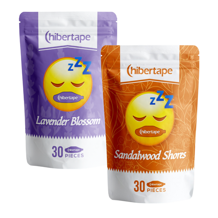Hibertape Lavender + Sandalwood Mouth Tape Duo